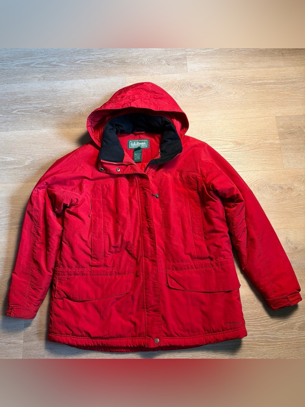 Vintage L.L. Bean 90s Y2K Winter Parka Jacket Insulated Warm Gorpcore Ski Snow
